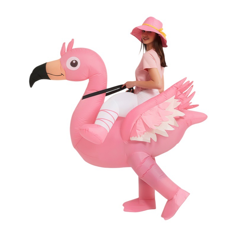 Cosplay Prop - Pink Flamingo Inflatable Costumes Cartoon Animal