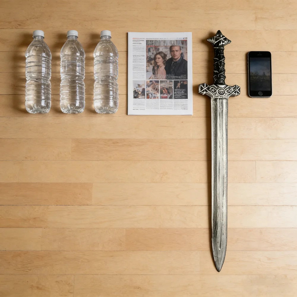 60cm Medieval Knight Sword Ret - Cosplay Prop Dagger 评论和价格