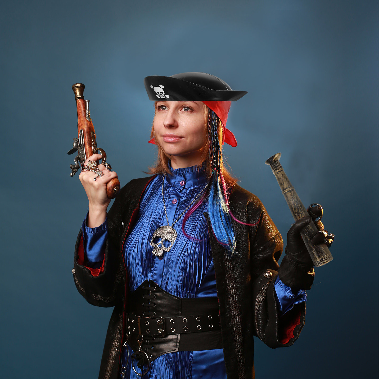 Pirate Costume Kit Easy Wear C - Easy Cosplay Prop 评论和价格
