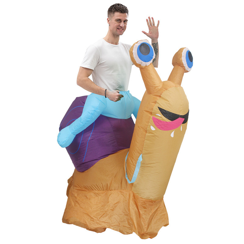 Riding Snail Inflatable Costum - Cosplay Prop 评论和价格